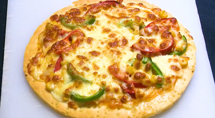 Bước 4 Nướng bánh Bánh pizza chay