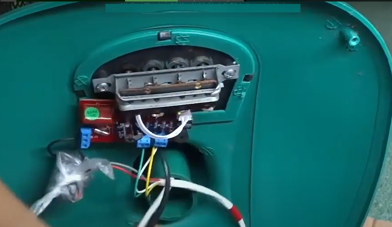 Install the circuit board inside the fan box
