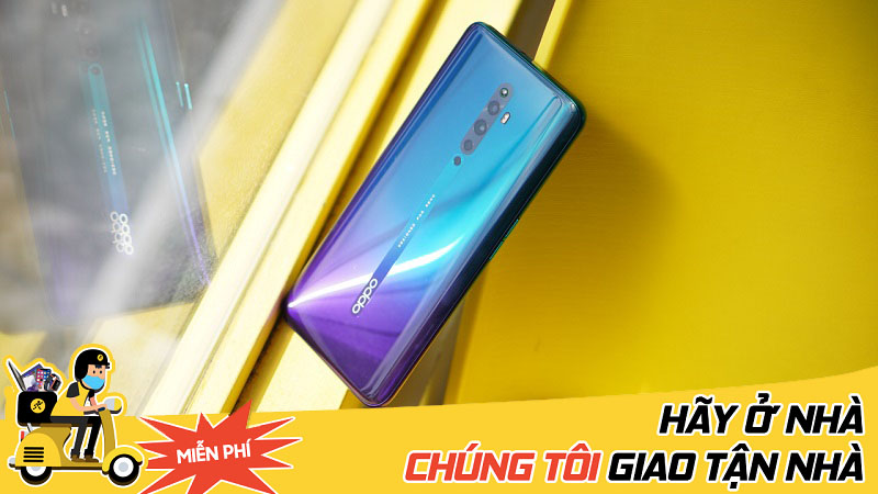 Hình ảnh OPPO RENO 2F màu xanh tinh vân