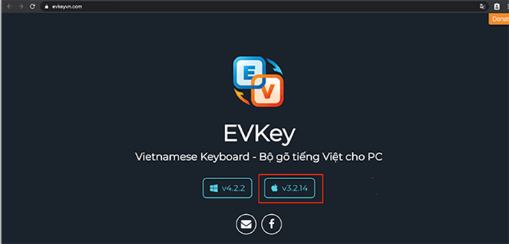 Cách khắc phục lỗi mất chữ, nhảy ký tự khi gõ tiếng Việt trên MacBook đơn giản, nhanh chóng > tải EVkey