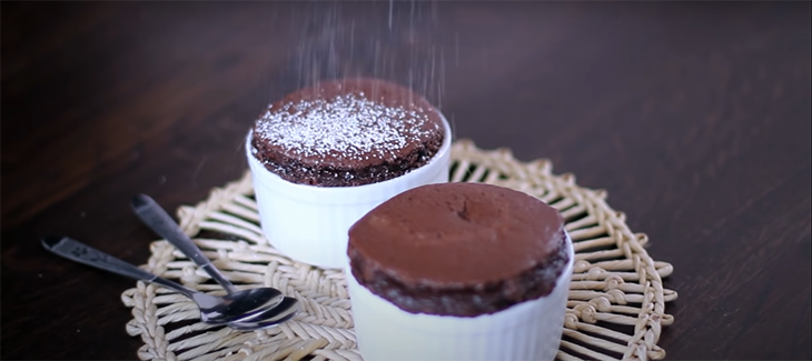 Bước 5 Nướng bánh Soufflé chocolate