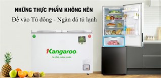14 loại thực phẩm không nên bỏ vào tủ đông, ngăn đông tủ lạnh