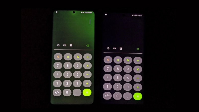 Lỗi màn hình ám xanh trên Galaxy S20 Ultra