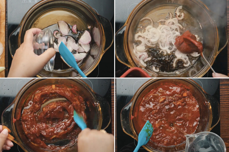 Nấu nóng bức Tokbokki