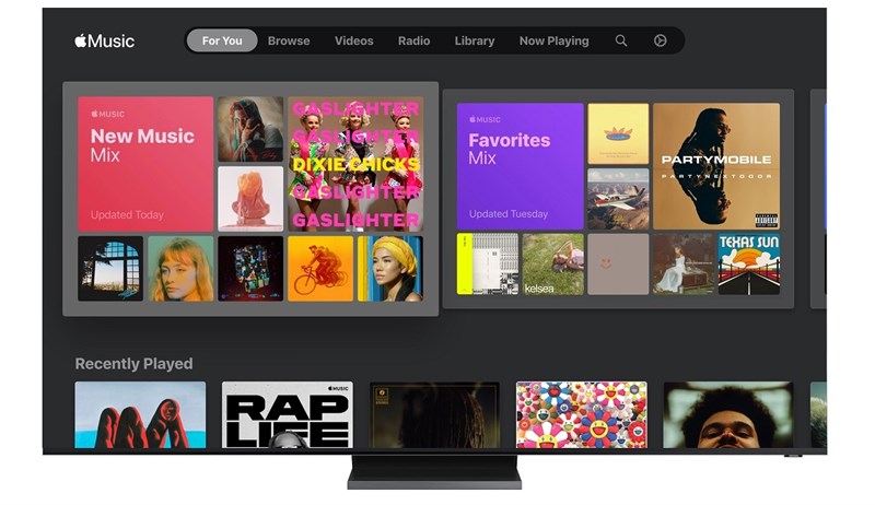 Samsung tích hợp Apple Music trên Smart TV