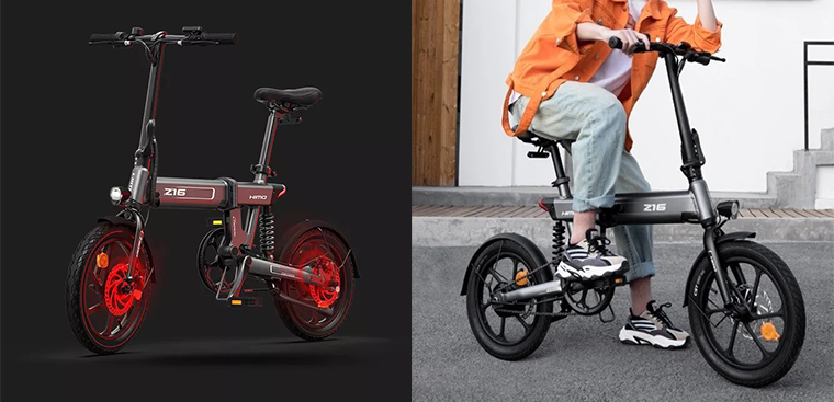 Xe đạp điện gấp mini THELI 15AH  Biketown