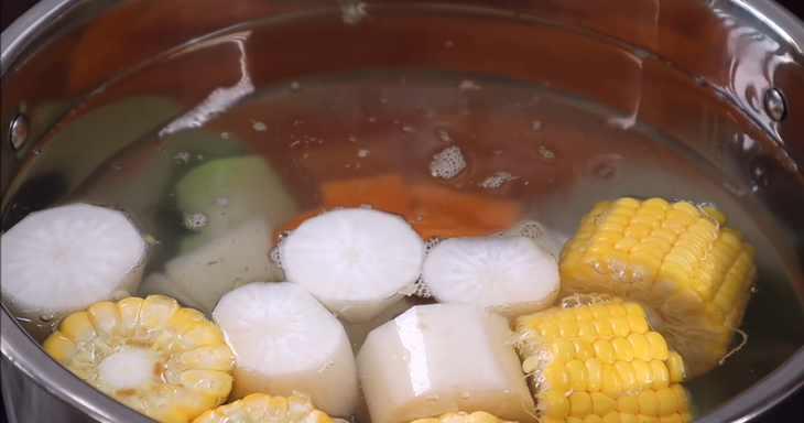 Bước 4 Nấu nước dùng Phở chay