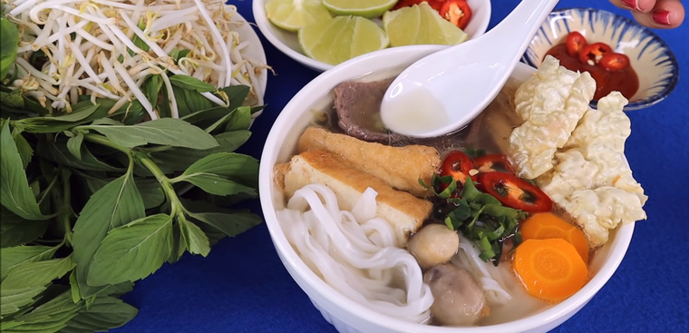 Bước 6 Thành phẩm Phở chay