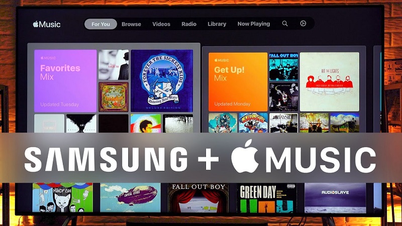 Bạn bất ngờ khi Samsung TV có thể nghe nhạc Apple Music?