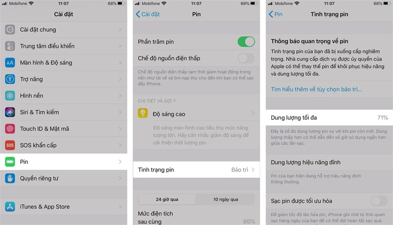 Hướng dẫn kiểm tra số lần sạc pin cho iPhone, iPad – Cydia.vn