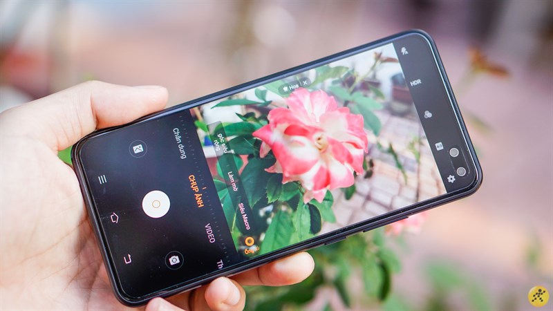Giao diện camera trên Vivo V19