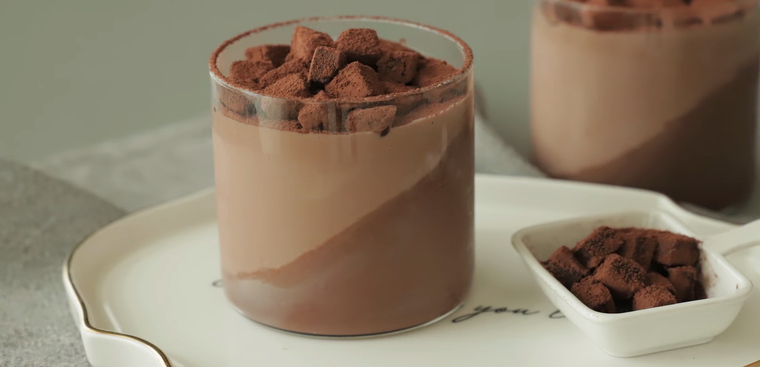 2 cách làm pudding chocolate và cacao