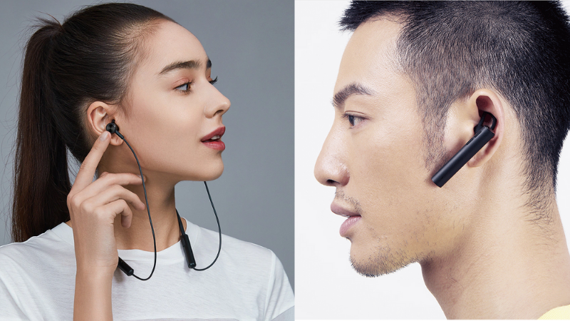 Xiaomi Line Free và Mi Bluetooth Headset Youth Edition 
