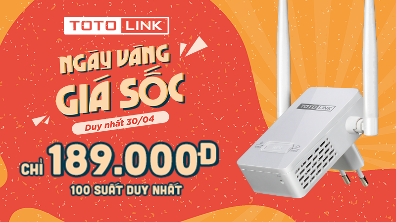 Thiết bị mạng Totolink giảm sốc