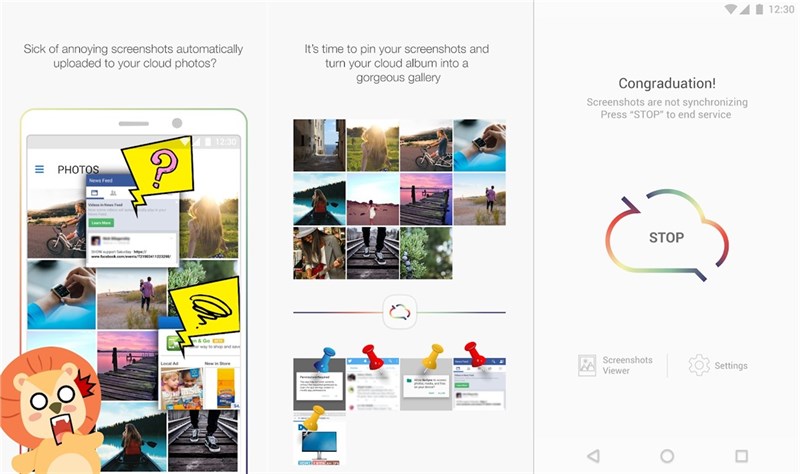 Stop Backup Screenshots - PinSync