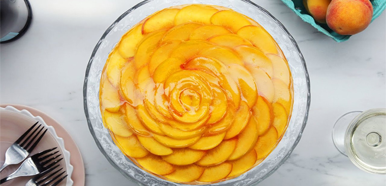 Cheesecake đào - Peach Cheesecake