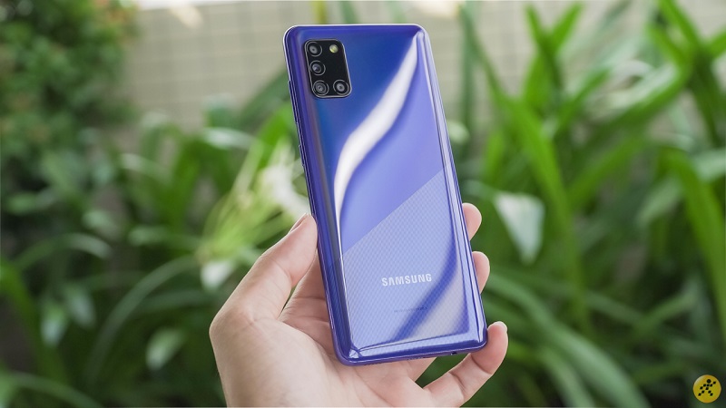 Hình ảnh Samsung Galaxy A31 màu xanh