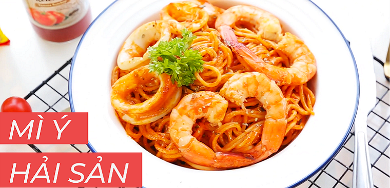 Hướng dẫn cách làm mì ý xào hải sản tuyệt ngon đúng chất Ý