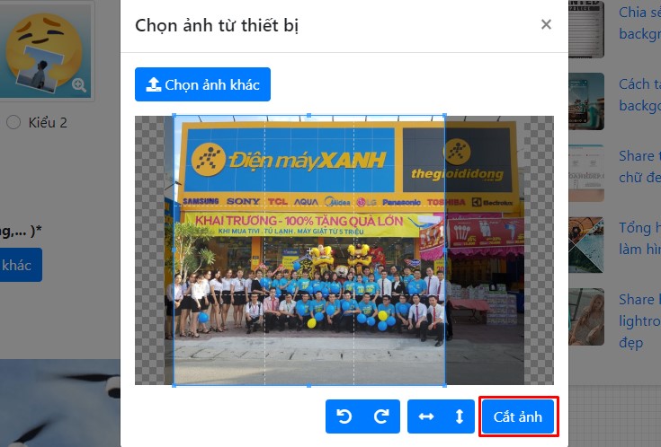 2 cách tạo icon thương thương ôm theo cách riêng của bạn cực đơn giản, nhanh chóng > cắt lại ảnh để phù hợp với khung hình.