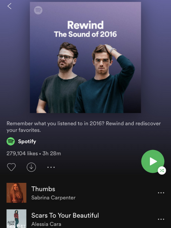 Giao diện của Spotify Giao diện của Spotify