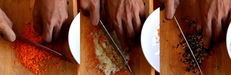 Bước 2 Sơ chế các nguyên liệu khác Khoai tây chiên xù bọc trứng cút