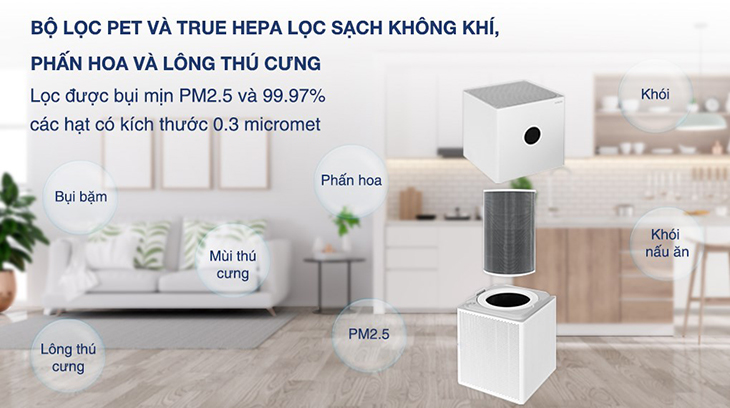 Lọc bụi có kích thước nhỏ 