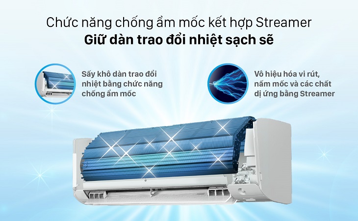 Công nghệ Streamer trên máy lạnh Daikin