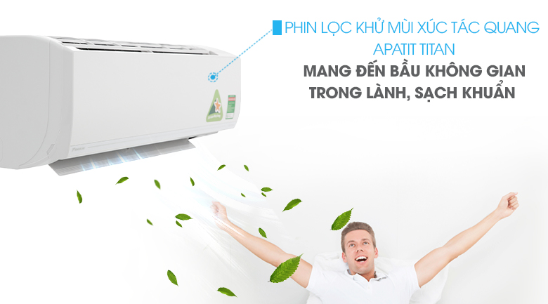  Lọc chất gây di ứng, khử mùi hôi mang lại không khí trong lành 