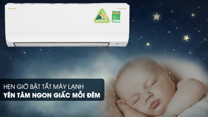 Chế độ hẹn giờ trên máy lạnh Daikin