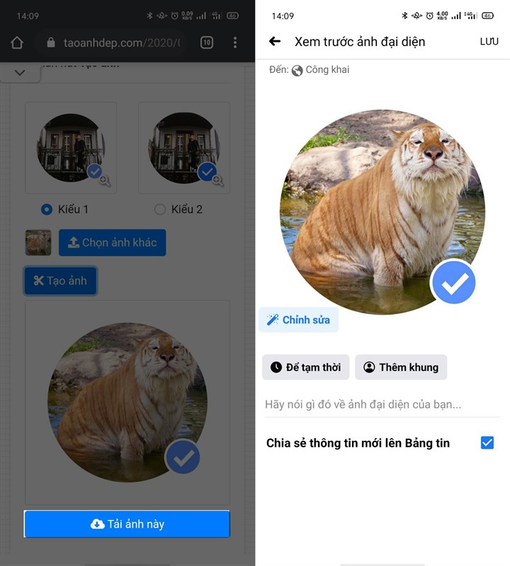 Tạo avatar Facebook có tích xanh nhanh và dễ dàng giúp bạn cập nhật và nâng cao uy tín tài khoản. Hãy xem hình ảnh liên quan để tìm hiểu cách tạo avatar Facebook có tích xanh một cách nhanh chóng và dễ dàng nhất.