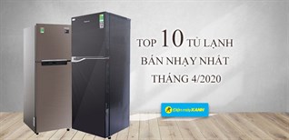 Top 10 tủ lạnh bán chạy nhất tháng 04/2020 tại Điện máy XANH