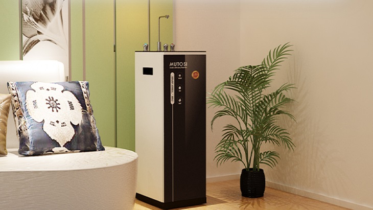 Có nên mua máy lọc nước nóng lạnh không? Một số lưu ý khi mua > Máy lọc nước RO nóng nguội lạnh Mutosi MP-350D-BKQ 8 lõi cho ra nguồn nước sạch, tinh khiết, không cần đun sôi giúp tiết kiệm thời gian
