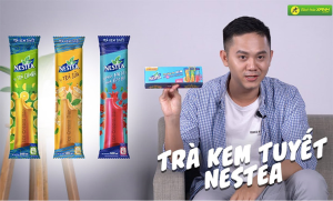 Review trà kem tuyết Nestea tưởng không ngon mà ngon không tưởng