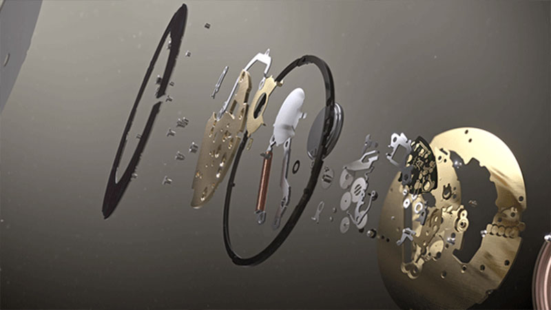 Thiết kế bộ máy bên trong Citzen Eco Drive Thiết kế bộ máy bên trong Citzen Eco Drive