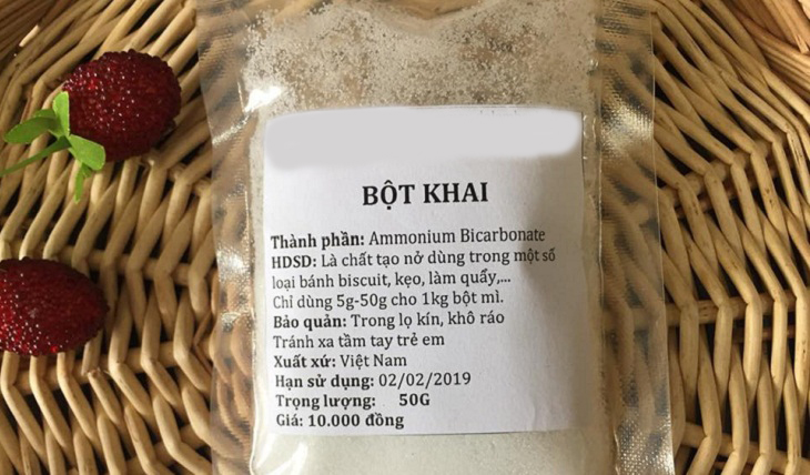 Cách bảo quản bột khai