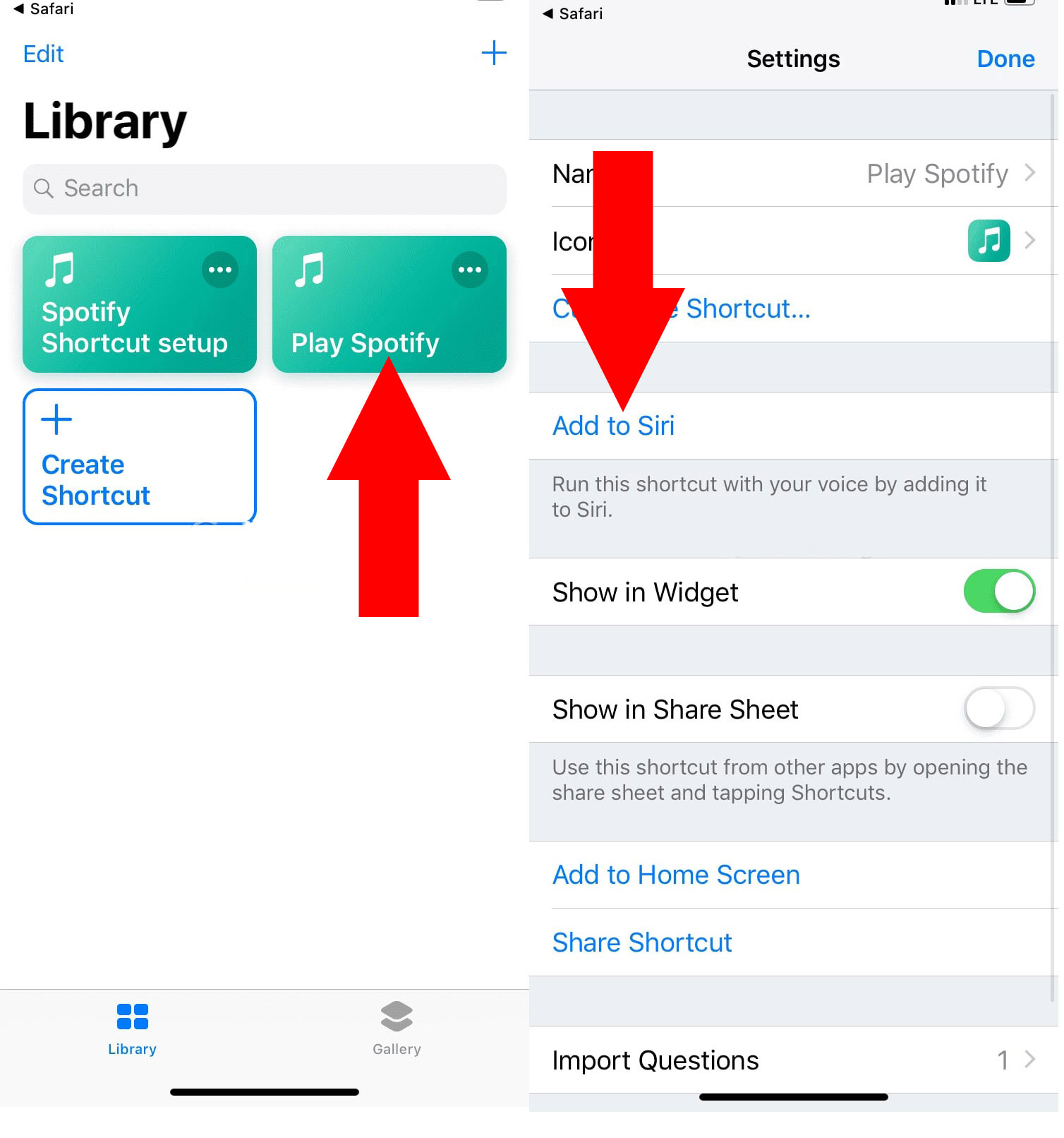 Hướng dẫn cách thêm và sử dụng Siri Shortcuts trên Spotify > Ghi lại lệnh thoại