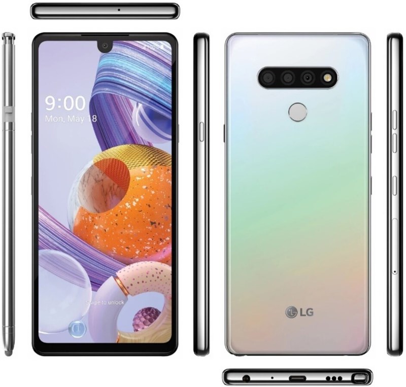Lộ ảnh render LG Stylo 6 cho thấy màn hình giọt nước, viền cạnh mỏng hơn, tỷ lệ khung hình cao hơn