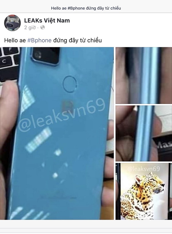 Bphone B86 bất ngờ lộ nhiều ảnh thực tế trước giờ ra mắt, “trán cao, cằm mỏng”, cụm camera hình vuông mặt sau