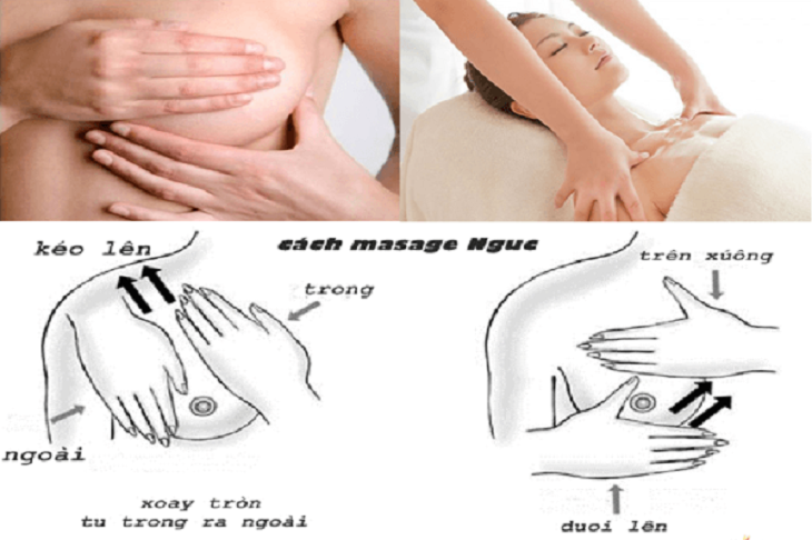 Massage bầu sữa ngay sau khi sinh