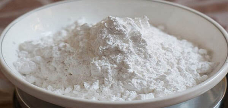 Bước 1 Trộn bột Trân châu từ bột năng