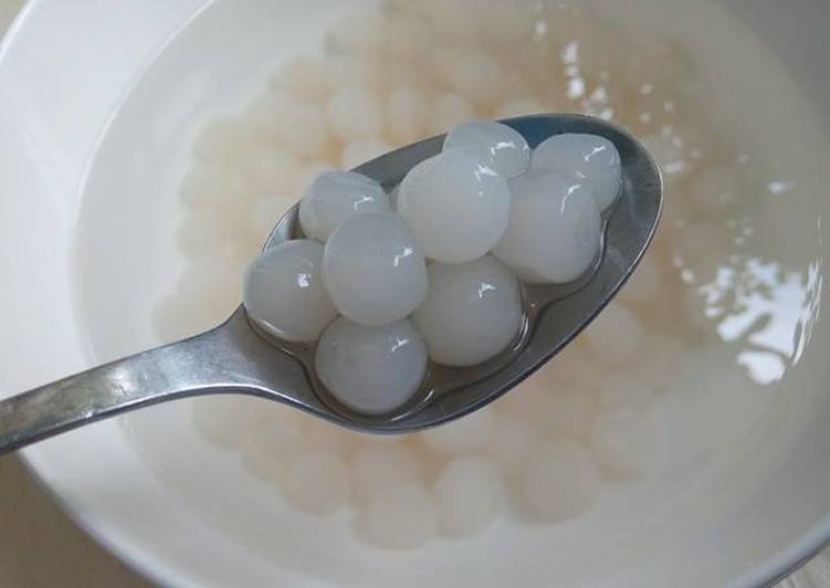 Bước 3 Thành phẩm Trân châu từ bột năng