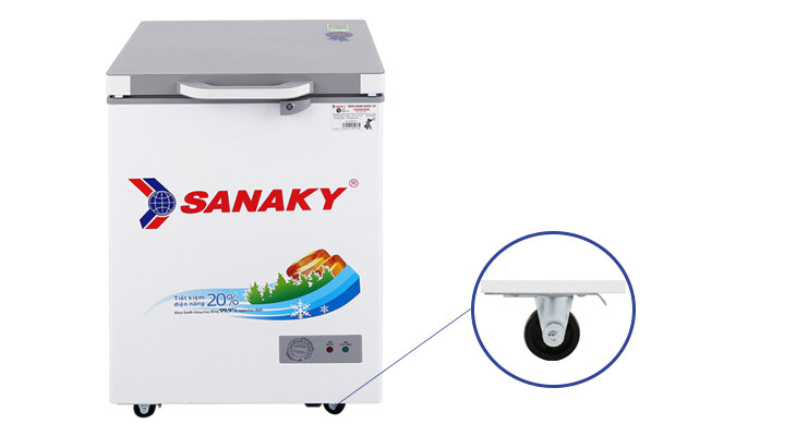 Bánh xe chịu lực Vì sao bạn nên trang bị chiếc tủ đông một ngăn đông trong mùa hè này? > Bánh xe chịu lực