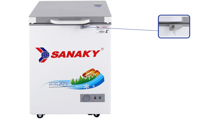 Khóa an toàn Vì sao bạn nên trang bị chiếc tủ đông một ngăn đông trong mùa hè này? > Khóa an toàn