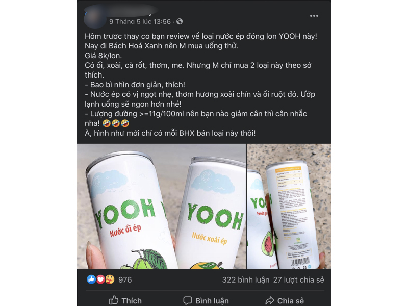 review nước ép yooh review nước ép yooh