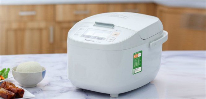 4 mẫu nồi cơm điện tử thiết kế màu trắng sang trọng cho căn bếp hiện đại