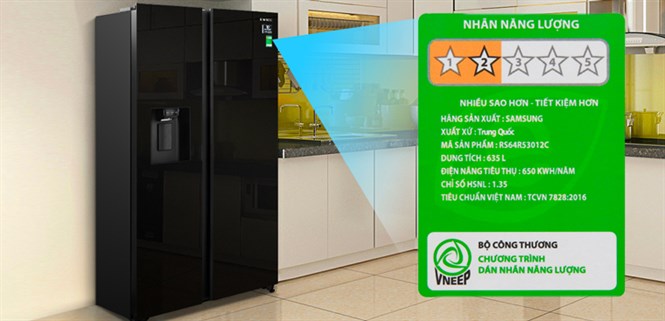 Điện năng tiêu thụ trên nhãn năng lượng của tủ lạnh,tủ đông là gì? được tính như thế nào?