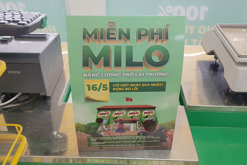 Milo miễn phí Milo miễn phí