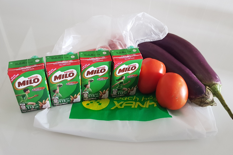 Tặng milo khi mua sắm tại Bách hoá XANH