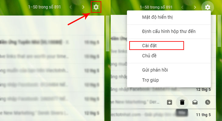 Tạo chữ ký Gmail trên máy tính