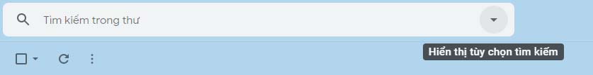 10 mẹo hay, tiện ích mà người dùng Gmail nhất định phải biết > chọn vào mũi tên xổ xuống trên thanh tìm kiếm để mở bảng điều khiển nâng cao